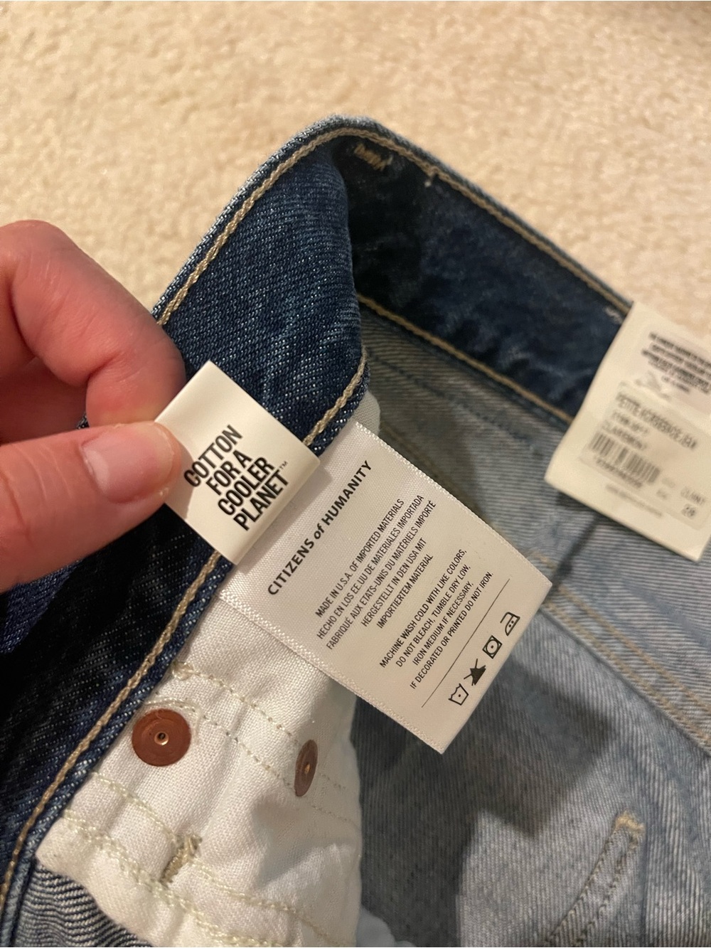 NWT Citizens Of Humanity Petite Horseshoe Jean - Picture 5 of 8